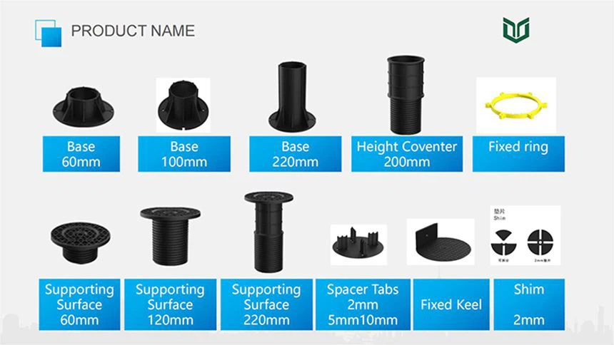 Adjustable plastic pedestal plastic pedestals adjustable pedestal plastic manufacturers Y001